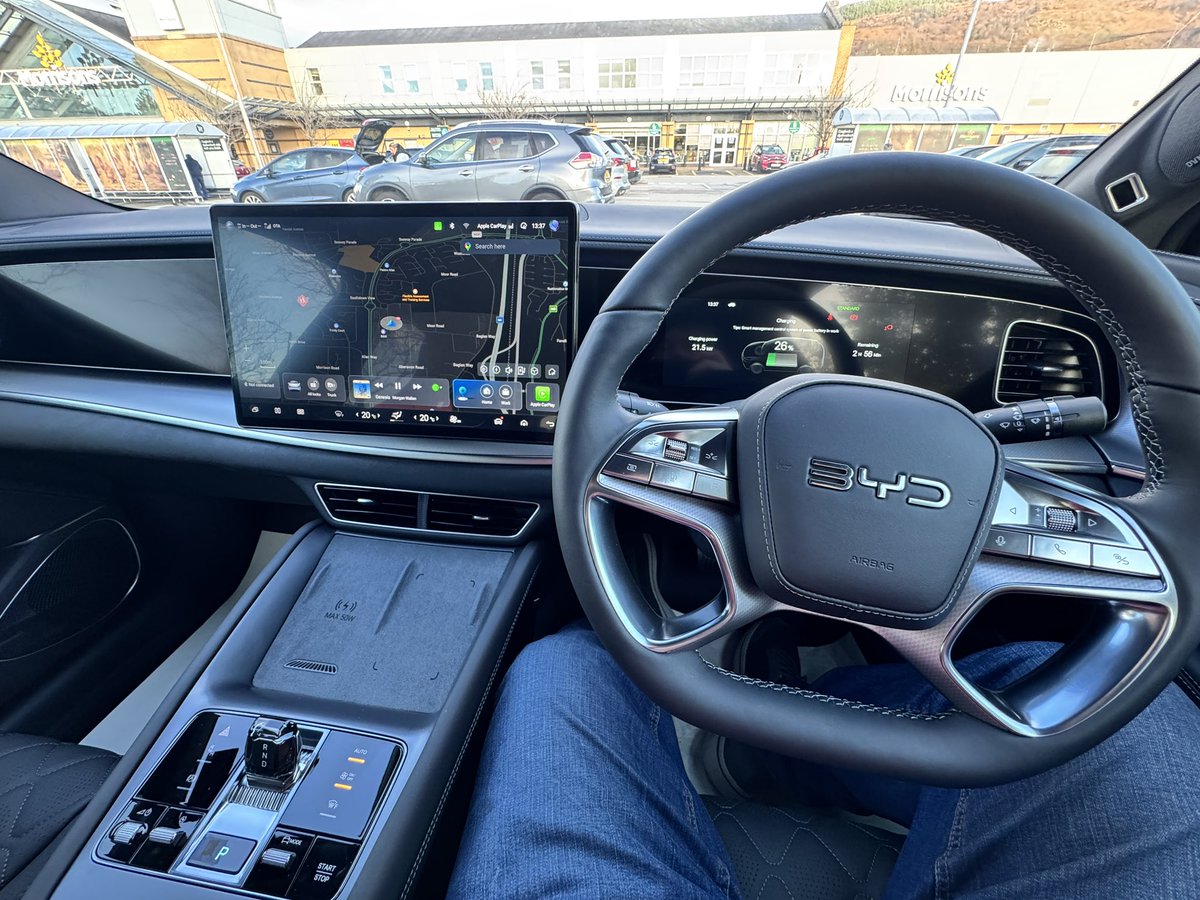 RLPullen's tweet photo. Tesla’s off for repairs soon so I’ve ended up in this button-filled spaceship and I swear every surface has a button. 
Hope my #Tesla is back soon — it’s in a league of its own. Why there so many buttons?? @elonmusk https://t.co/WFTI4LxtfA