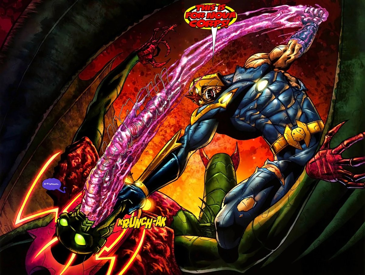 triggeredshiki's tweet photo. Approximately 48 hours until gamers experience this Nova moment for their first time.

#MarvelCosmicInvasion #NovaCorps #RichardRider https://t.co/198jdxqqes