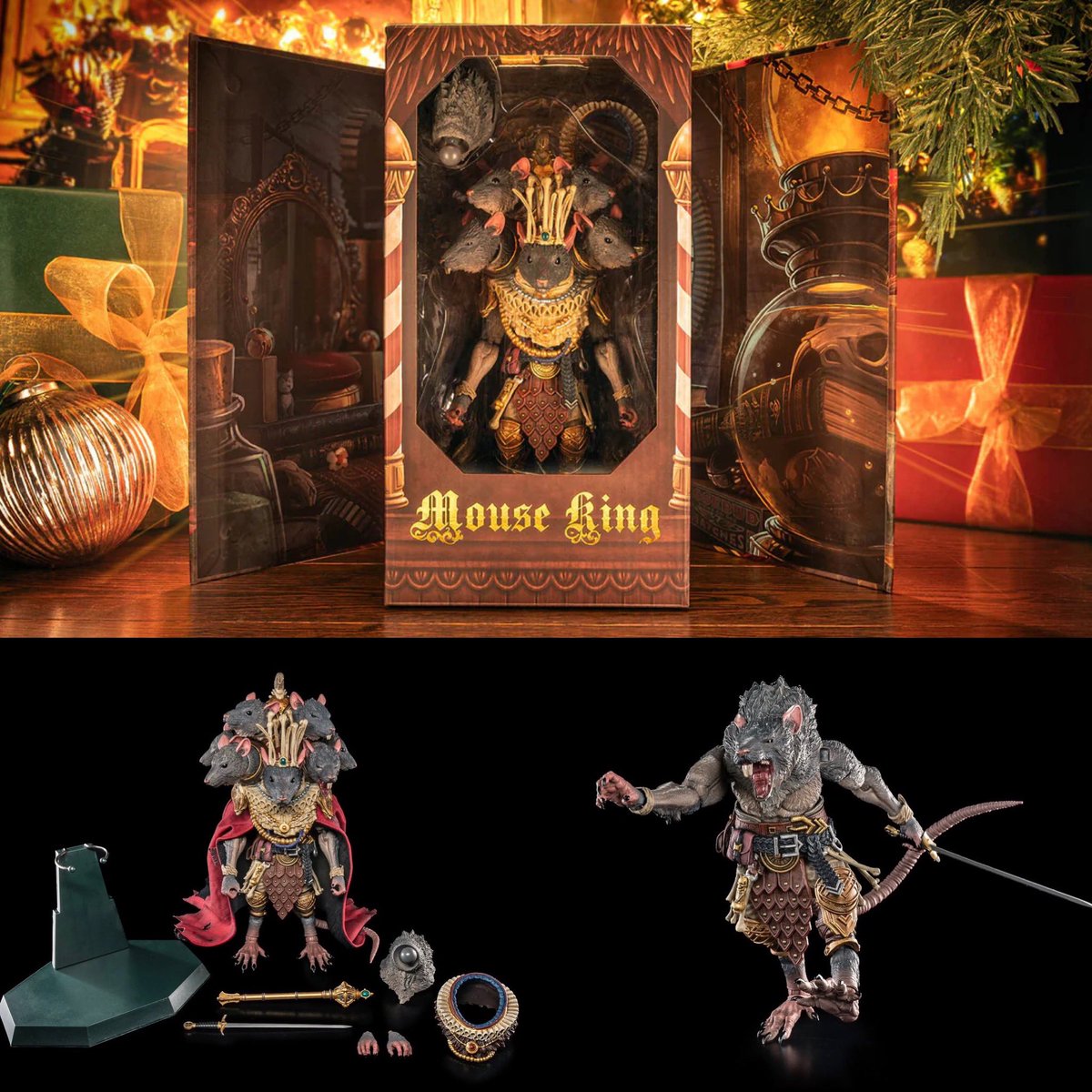 aic_podcast's tweet image. 🐭👑THE MOUSE KING👑🐭

New from #FourHorsemenStudios this year’s holiday-themed #FiguraObscura release is the Mouse King from the iconic #Nutcracker. Get him now, in-stock below!

store-horsemen.myshopify.com

#toys #toycollector #actionfigures #collectibles #toycommunity #toynews