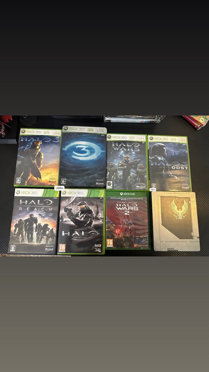ll95tsh's tweet photo. هذه مجموعتي في سلسلة Halo

بالنسبة لي اعجبني جزء 5 

ومتحمس للجزء الي بينزل على Ps5 

#Halo #Xbox #GamingCollection #MasterChief #HaloFans https://t.co/AeTgWwZoKr