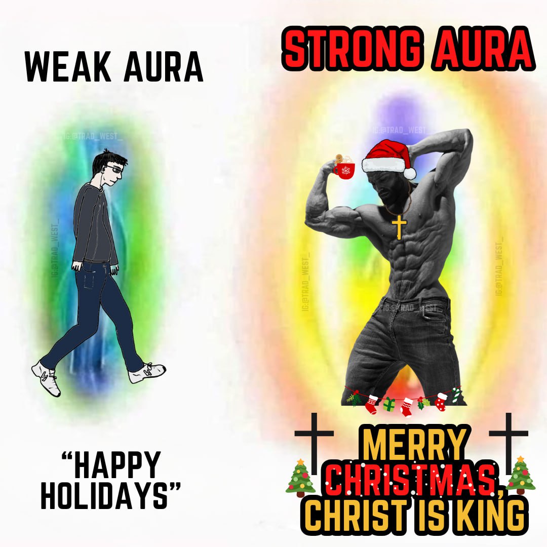 Remember to wish everyone a MERRY and most HOLY Christmas
