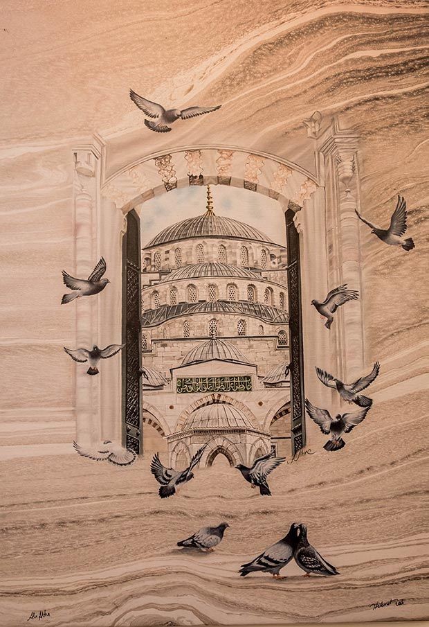 “İzzet istiyor ama geceleri uyuyorsun,
İnci peşinde olan, denize dalmaz mı?”