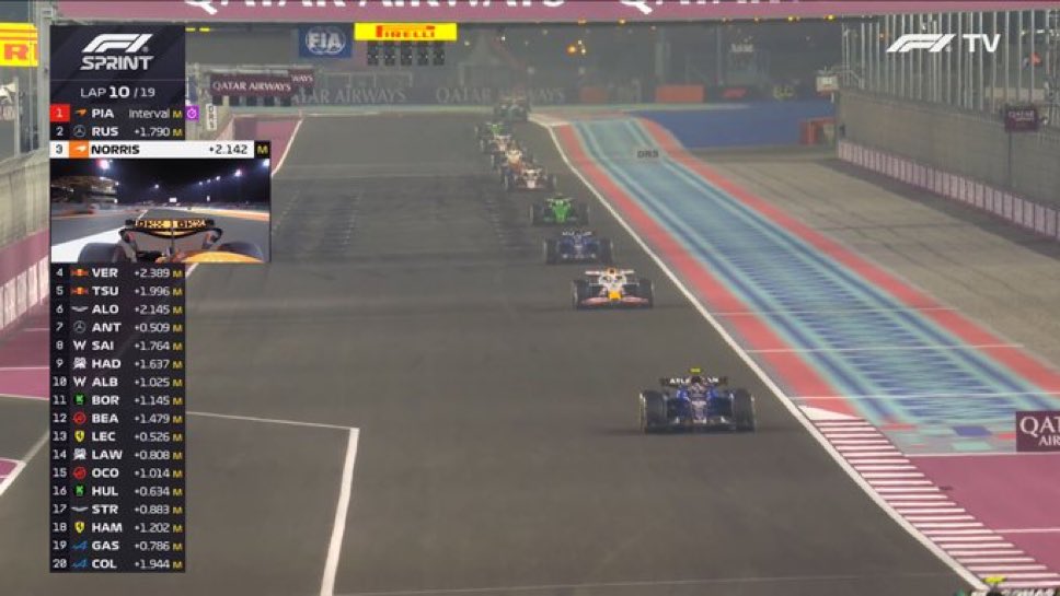 Hickey93's tweet image. Qatar might be worse than Monaco. If F1 is going to race at tracks like this, they may as well continue their push to street races. This is a waste of a calendar slot

#F1