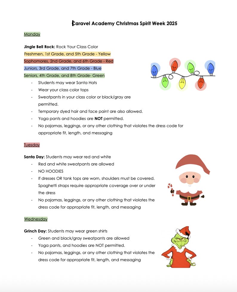 CaravelAcademy's tweet image. We are excited to share our 2025 holiday schedule which begins with our annual Tree Trim event on December 5, 2025!  #caravelacademy #caravelfamily #LearningWithAPurpose #caravelholidayevents2025