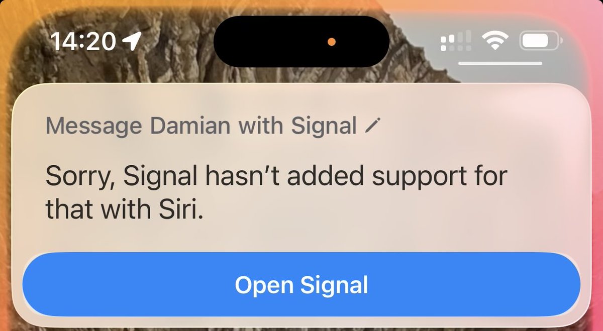 SomeUKTeslaGuy's tweet image. Hey @signalapp - stop asking for money when you are not implementing basic features like this.

Pretty ridiculous in the current state of messaging app market.

Do you want this thing to succeed or not?