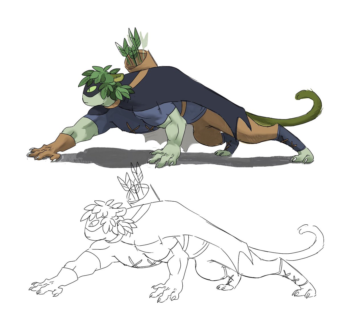 yyyanluo_fire's tweet image. Hunter was under some kind of strange curse that affected his powers!
Now he can only transform into half animal.

#huntbunny #fionnaandcake