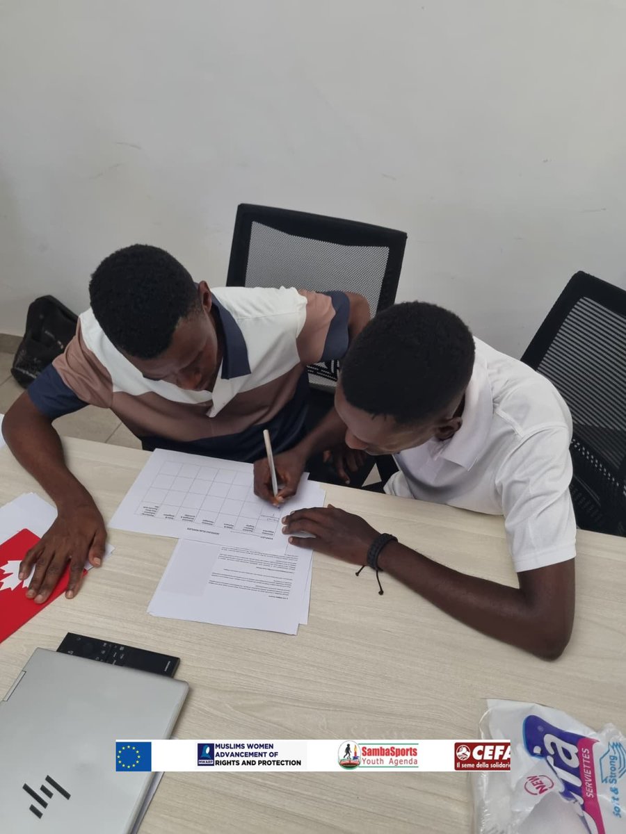 Mwarpkenya's tweet photo. Youth Voices, Youth Power: Building Mombasa’s Peace Future! 

Yesterday, @Mwarpkenya , through the #KujengaAmaniProject, hosted an inspiring engagement session with youth leaders from #Likoni and #Kisauni at our Utange office. The goal? To co-create an #advocacy framework for the Mombasa County Youth Peace and Security Policy Brief, first shaped during the Peace Caravan engagements.

In this vibrant session, #youth leaders:
✨ Crafted key advocacy #messages
✨ Mapped out strategic #stakeholders
✨ Designed effective advocacy #pathways to champion youth-centered #solutions

The resulting advocacy strategy places young people at the frontlines of #peacebuilding, fostering meaningful #engagement with duty bearers and strengthening efforts toward a #peaceful, #inclusive, and #empowered Mombasa County.

#KujengaAmani #YouthForPeace #MWARPImpact #PeaceAndSecurity #YouthVoices