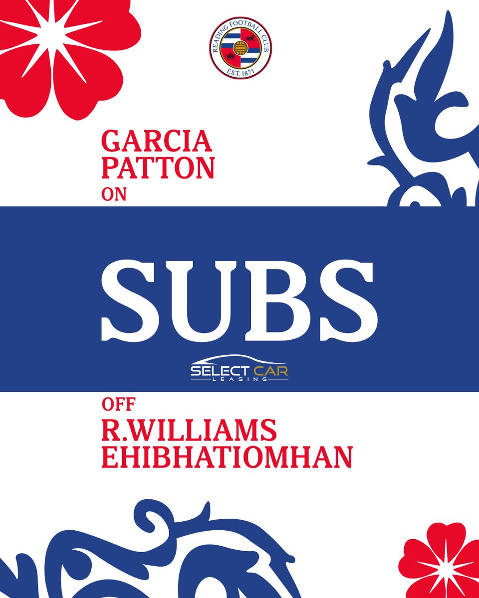 ReadingFC's tweet image. Two more changes for the Royals as Randell and Kelvin E make way. Good shift lads 💙

89&apos; | 🍊0-3👑 | #readingfc