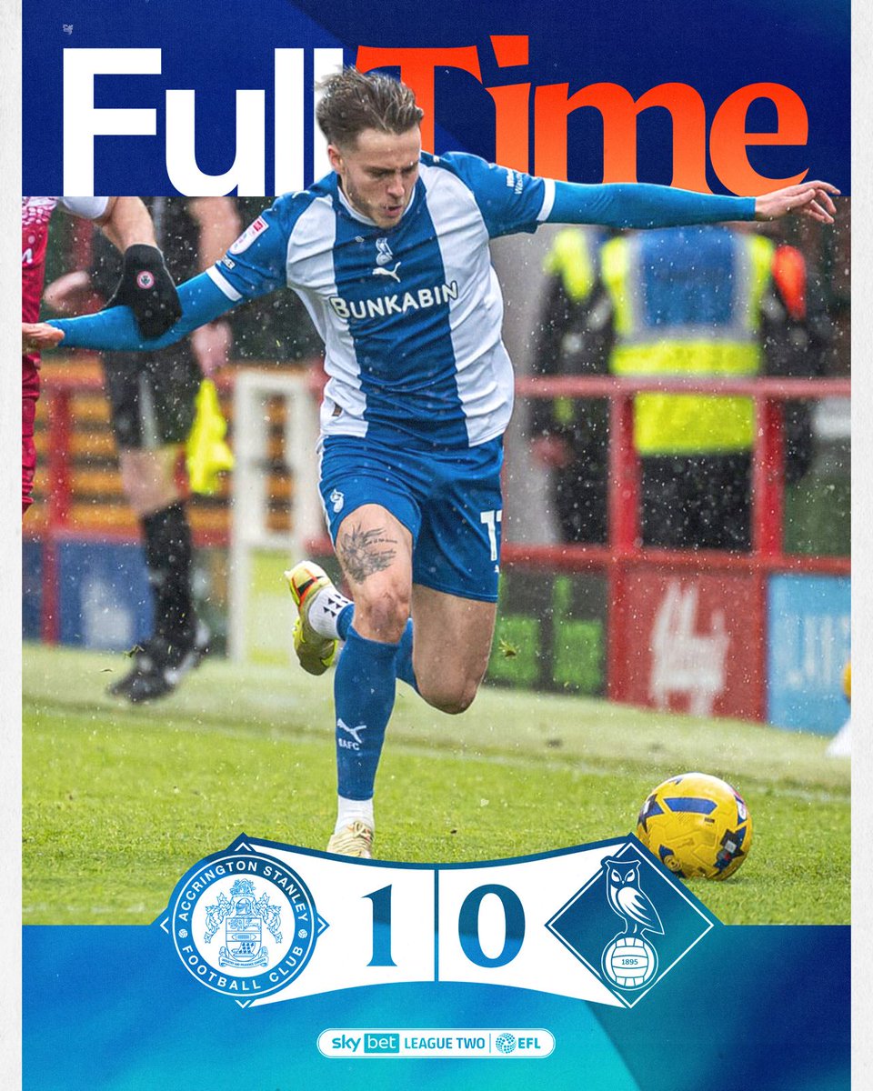 OfficialOAFC's tweet image. Full-time in Accrington. #oafc
