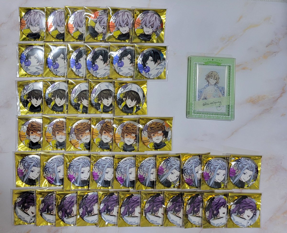 シャレードマニアクス シャレマニ オトドラ 朗読劇 トモセ 缶バッジ