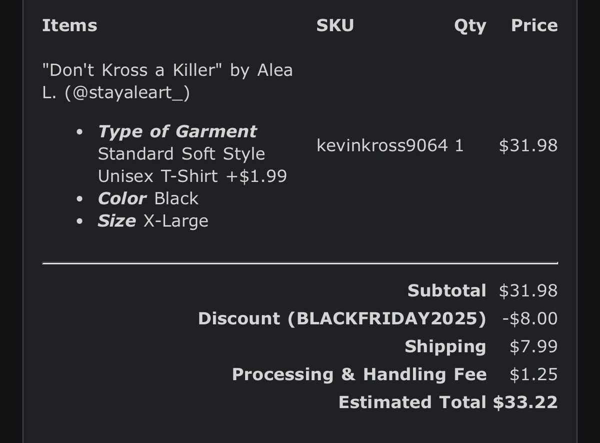 A_L_W_podcast's tweet image. I purchased the new @realKILLERkross &amp;amp; @Lady_Scarlett13 shirt off of Pro Wrestling Tees. 
I can’t wait to get it in the mail! 

Don’t Kross a Killer. 😈
#WeWantKross #TickTock #TheDevilYouKnow