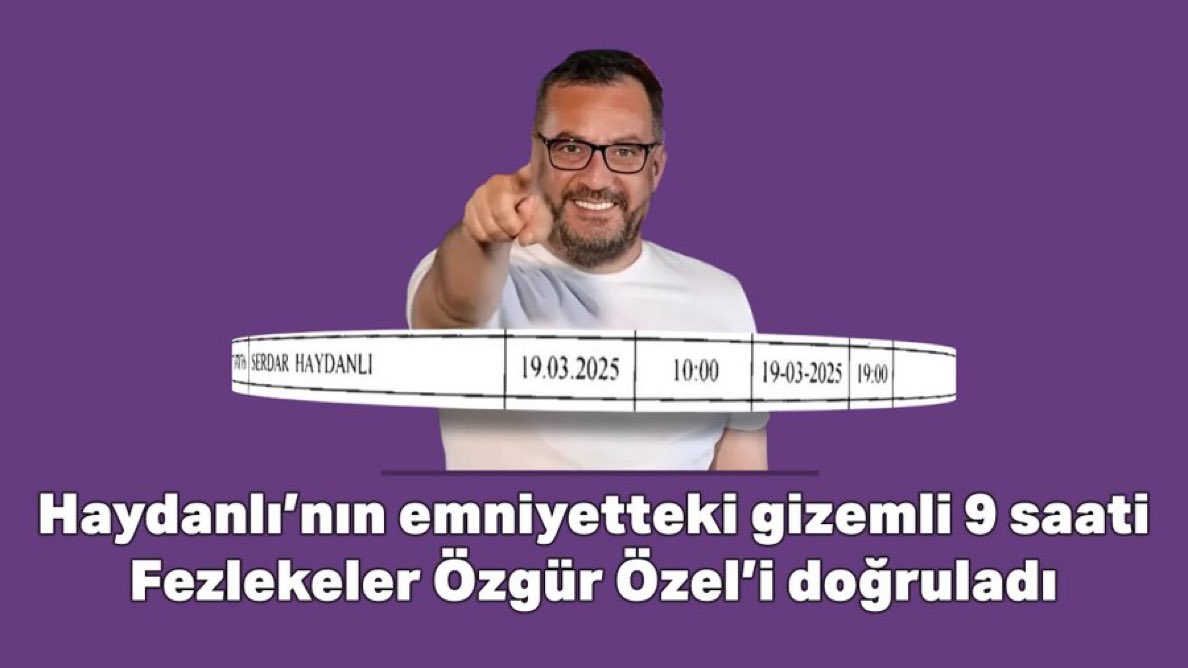 İletişim Başkanlığı’ndan 'torpilli' Serdar Haydanlı’yı kim kurtardı?

istanbuliddianamesi.net/tr/haber/ileti…