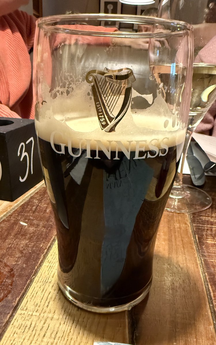 Out for a yearly meal with some of my Wife’s lovely family from the Nottingham area today.

Guinness is going down well 🍺