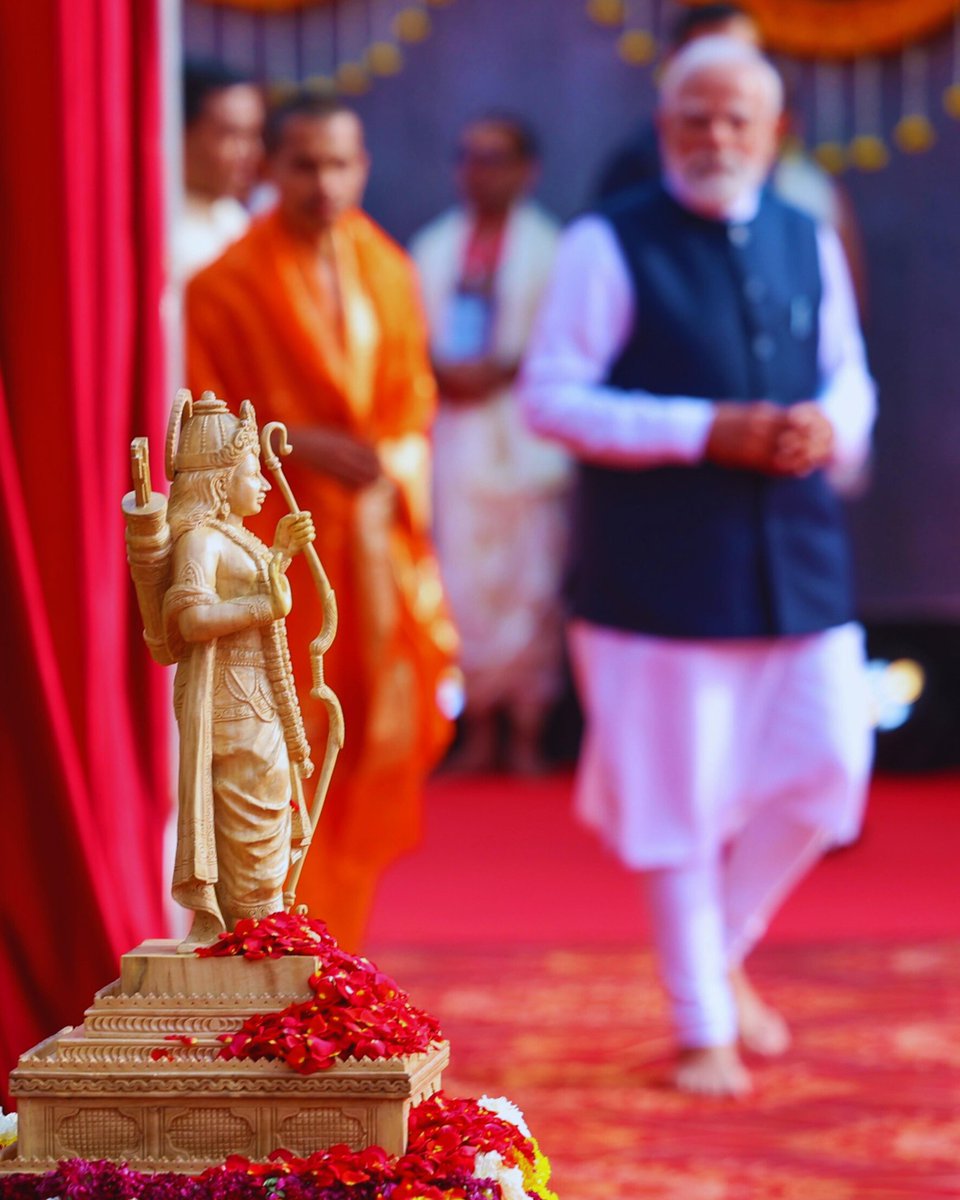 MrsGandhi's tweet image. When the cause is righteous, Prabhu Shree Ram himself becomes the path-finder...