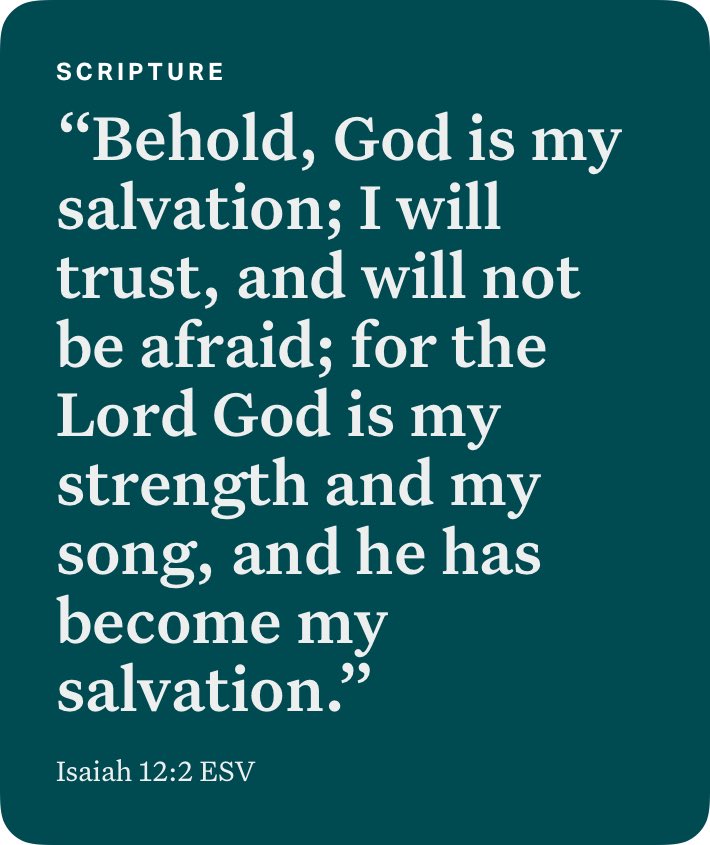 Isaiah 12:2 ESV bible.com/bible/59/isa.1…