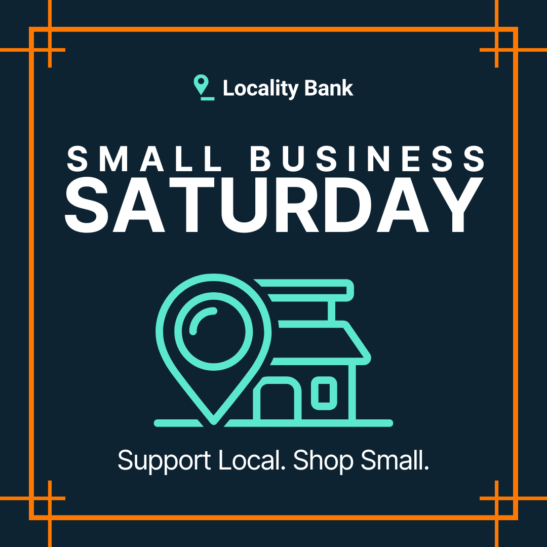 LocalityBank's tweet image. Small Business Saturday is more than a shopping day.

It’s a reminder that when you choose a local business, your dollars stay in the community, support local jobs, and help families grow right here at home.

As you shop for the holidays, consider supporting the stores,…