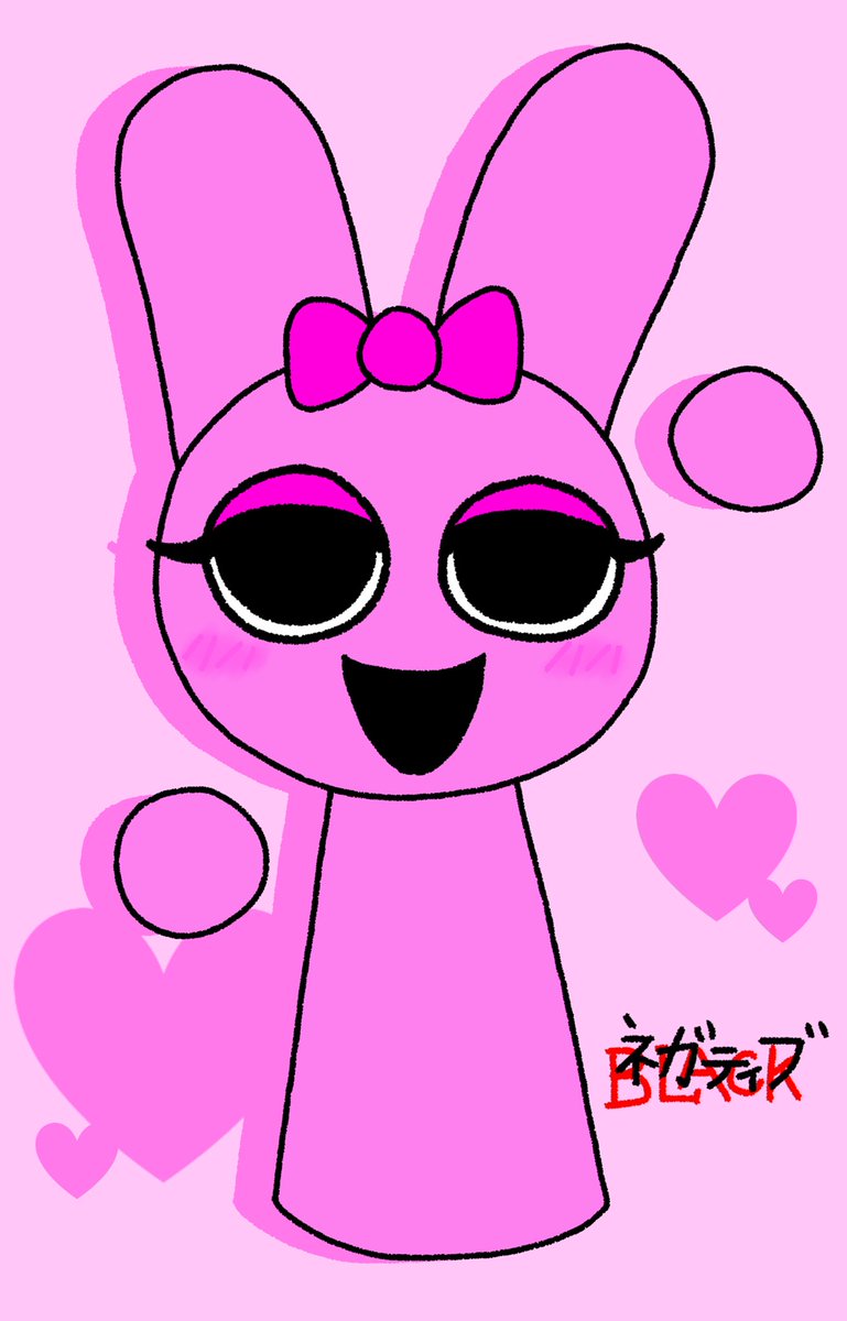 かわいく登場！💕 ピンキちゃん！🩷💕 #sprunki #スプランキー