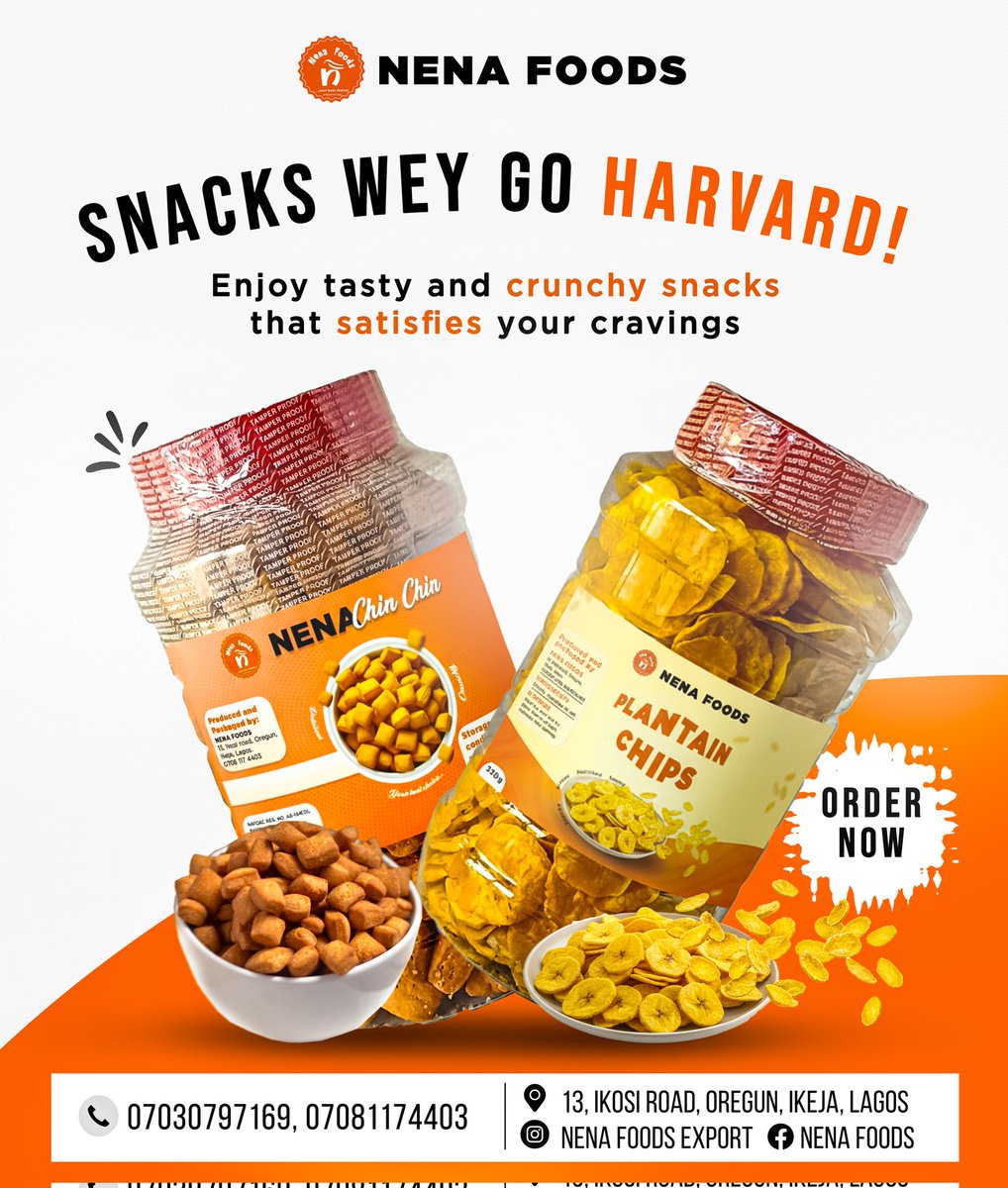 Henrolljay's tweet image. Day 5
Social media post design for Nena Foods.
85 days left
#100daysdesignchallenge
#photoshop #graphicsdesign