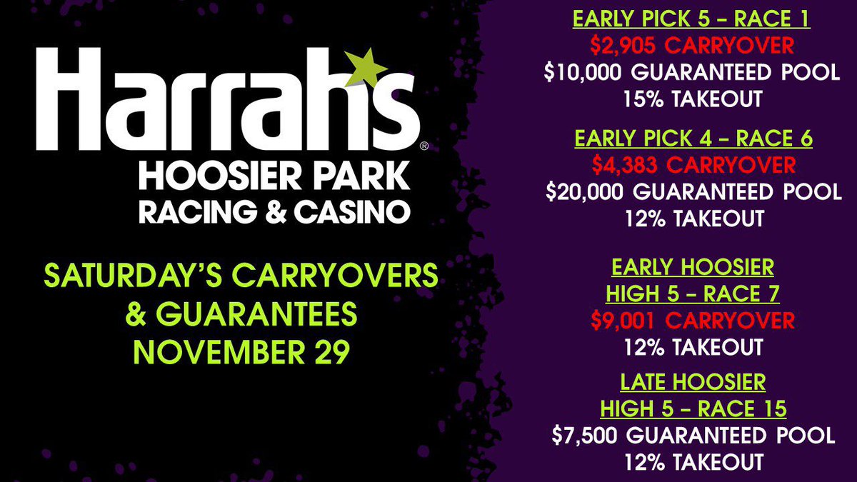 HoP_Racing's tweet photo. Our closing night card will go on as scheduled tonight and features a multitude of carryovers and guarantees! First post is 5:30pm, free online programs available below! #PlayHP
https://t.co/T0TXtKsHNr https://t.co/sYTI0Pxle3
