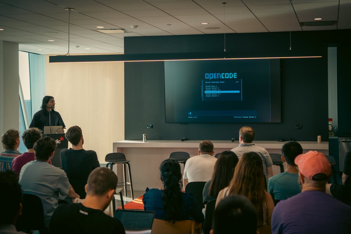 bentlegen's tweet image. I think the density is higher than we think. But our collective Shopify goggles make it hard to see.

I’ll give you a concrete example: @opencode is one of the most popular coding agents on the planet today. YC company, ex-Waterloo, huge social following because of their prior…