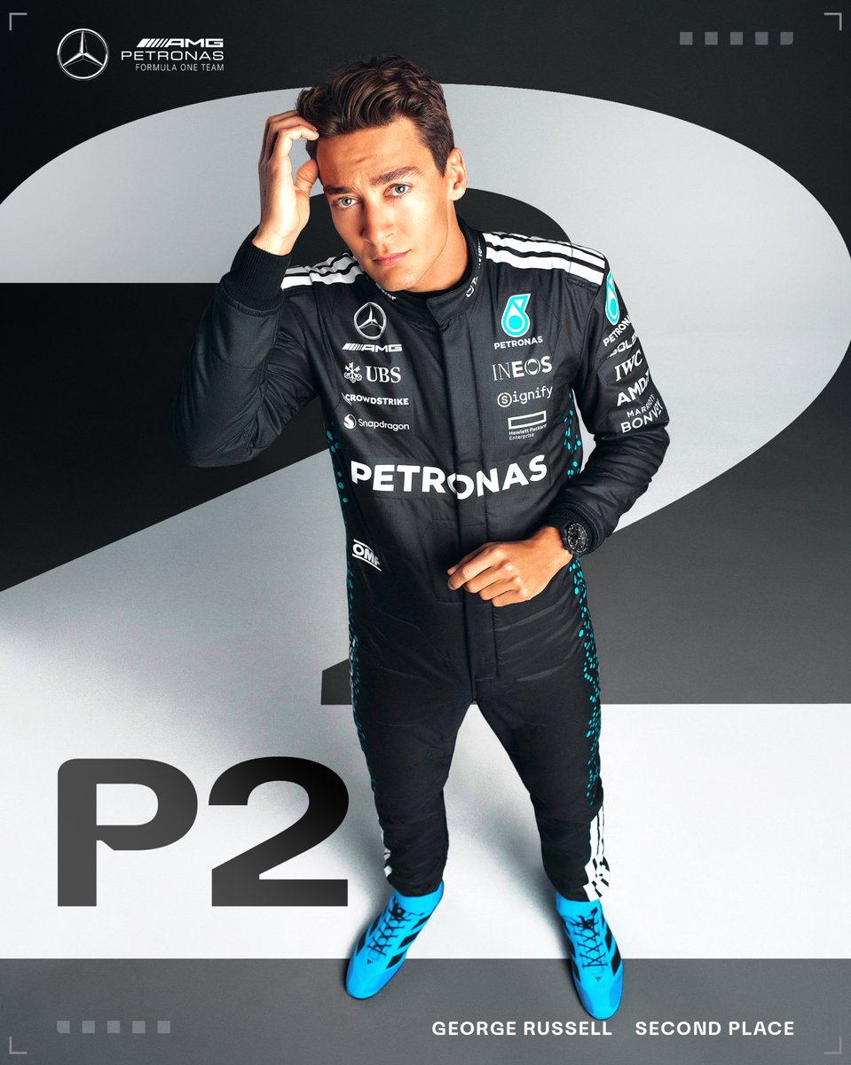Solid drive, George! That’s P2 in the Qatar Sprint 👏