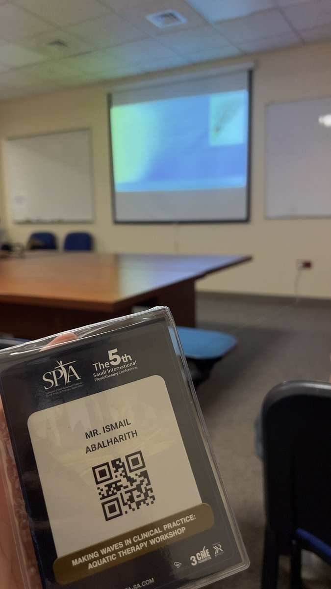 Isb24_'s tweet image. اللهم لك الحمد، انتهت رحلتي اليوم في المؤتمر الدولي السعودي الخامس للعلاج الطبيعي 

ختاماً بورشة غنية بالمعلومات بعنوان 
MAKING WAVES IN CLINICAL PRACTICE:
AQUATIC THERAPY WORKSHOP

استفدت وتعرفت على خبراء المجال في العلاج المائي في مدينة سلطان للخدمات الإنسانية 

#SPTA25