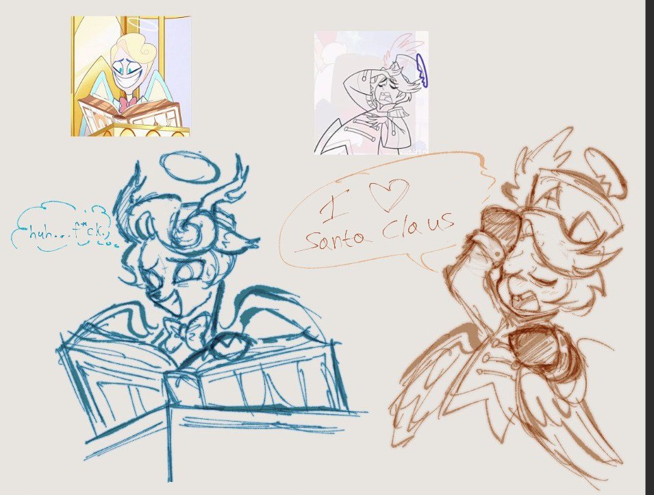 PanniFu's tweet photo. ˚₊‧꒰ა ✦ ໒꒱ ‧₊˚

I have an think  that Abel*🐑 is an  pony, 🚪 is a deer, and emily is a kirina. 
#hazbinhotelseason2 #HazbinHotelAbel https://t.co/1tllT7vIvE
