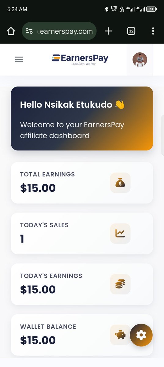 CaptainNsikak's tweet photo. Hello X family I'm so excited today🥹🥰💃Made my first sale on Earners pay💰🔥
Thank you @earnerspay and my mentor @PeterAgu270543 https://t.co/doCOiSv8mD