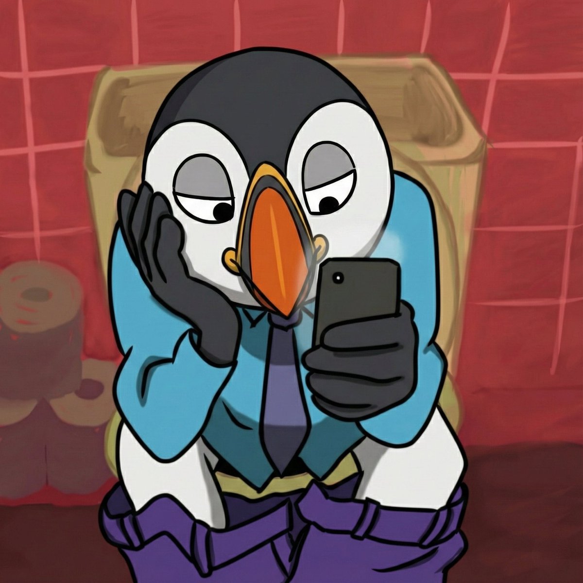 ppuffins's tweet image. Ranking community made memes using gloriously stupid metrics 🧵

Score: 92

This is where real CT alpha is born on the toilet with a phone