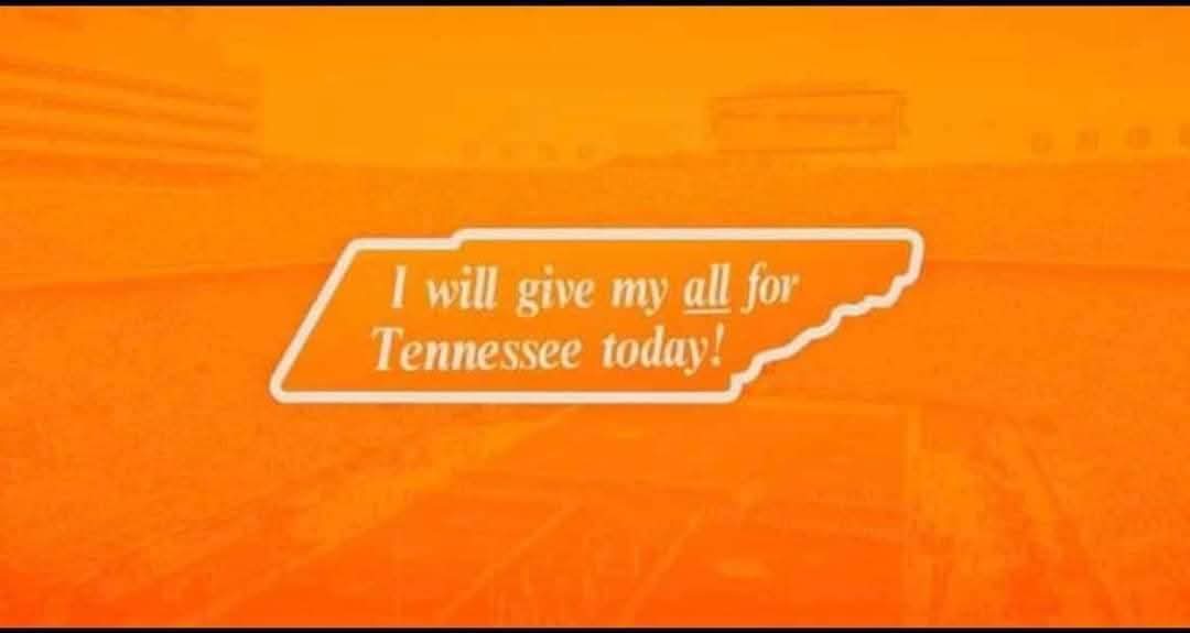 GET UP #VOLNATION! IT'S GAMEDAY ON ROCKY TOP! Time to lace em up and strap on them helmets for one last time this season in Neyland. Let's send our Seniors off with a thunderous roar and a resounding win over our in state test of patience.  #Stankerdown #BeatVandy #GOVOLS