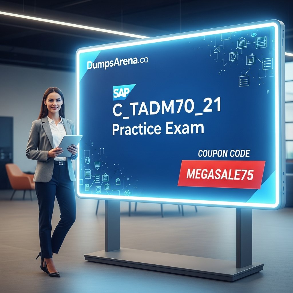 dumpsarena's tweet image. Exclusive Deal: SAP C_TADM70_21 Practice Exam Coupon Code
#SAP #SAPExam #SAPCertification #SAPTraining #SAPLearning #SAPCareer