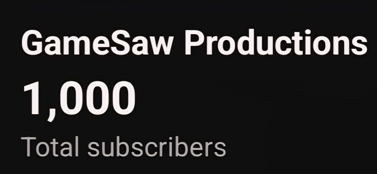GameSawPro's tweet image. This is absolutely Incredible! Thank You! Thank you for being here! Thank you for supporting this channel! And thank you for enjoying what we have been doing!
Along with our upcoming projects, expect a 1000 Subscriber Appreciation Video as well!