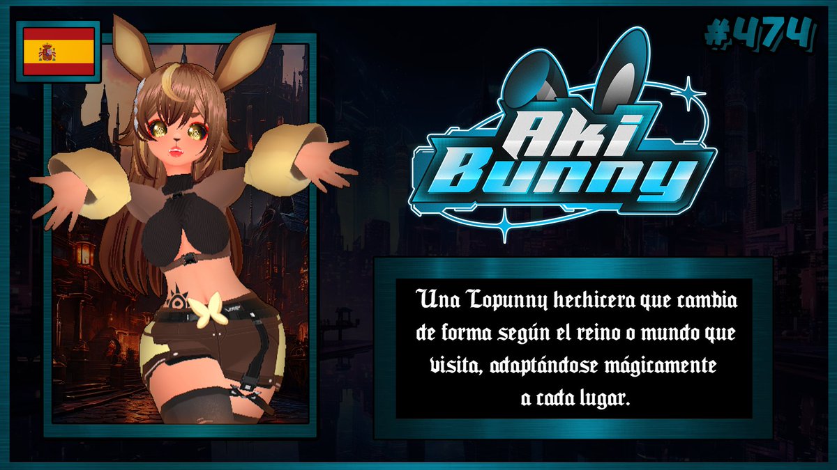 RitcherCode's tweet image. Ficha #474: @Aki_Bunny_VT  

Se agrega a la página oficial de VTuberDEX: vtuberdex.netlify.app

Muchas gracias por participar en este proyecto.
