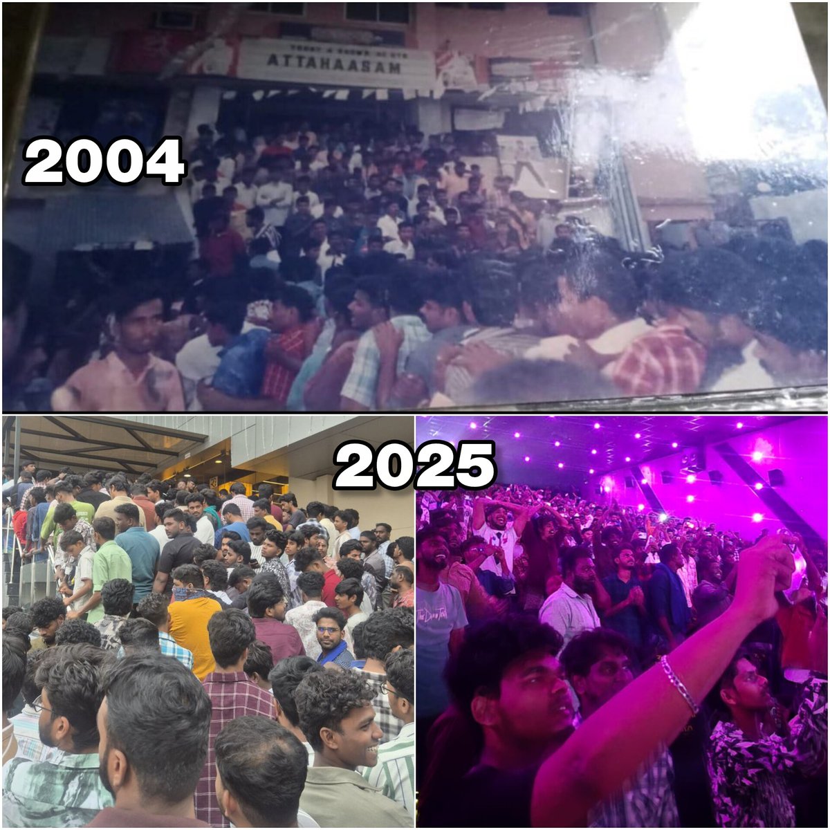 TrollywoodX's tweet image. 21 years apart. Same energy. 

#Attagasam #Ajithkumar