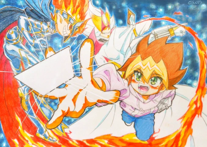 お疲れ様です。 過去に原画と作画監督をさせていただいた『遊☆戯☆王SEVENS 』も見てみてください。 過去絵再掲