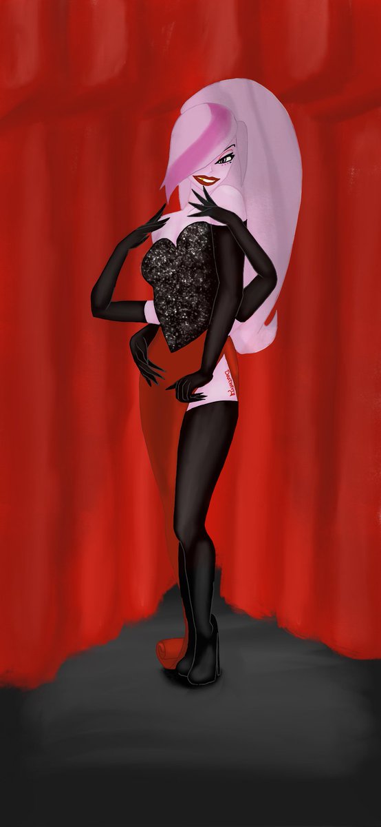 🎶going off the deep end, again~

I don't watch this show but I love Angel Dust as a character!