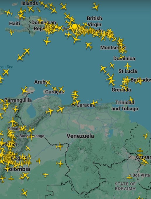 k_c_shivansh's tweet image. Trump blockades Venezuela with a tweet.

The current scenario in Venezuela.