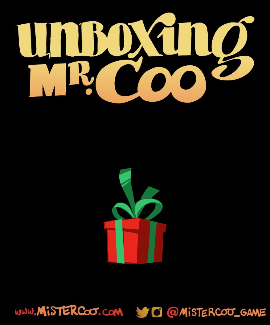 I’m doing my first ever collaboration, teaming up with friend Nacho Rodríguez to develop some puzzle design and animation for his upcoming game Unboxing Mr. Coo! <a href="/mistercoo_game/">Mr.Coo • Nacho Rodríguez •</a> 
You can wishlist the game on Steam now!
