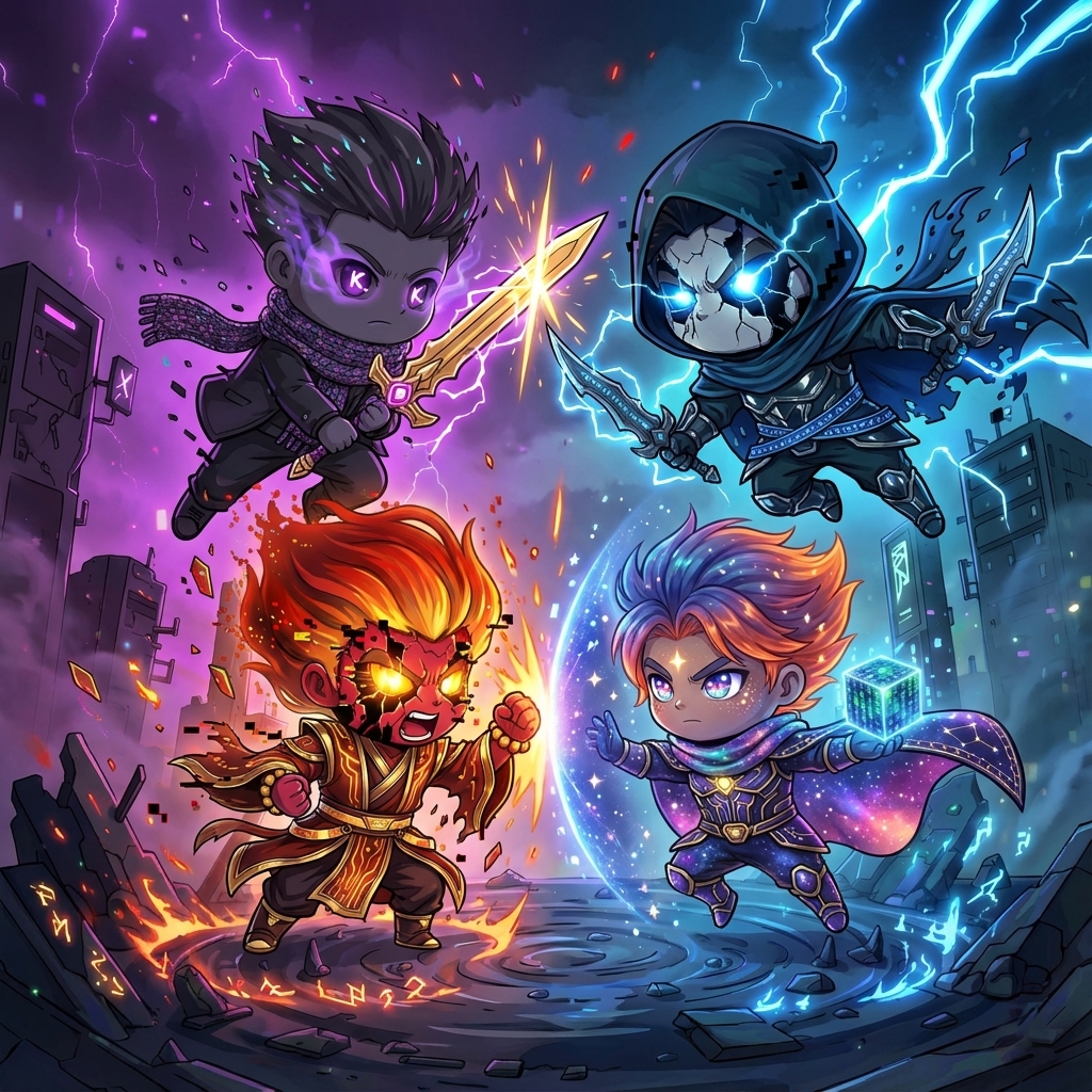 KeePunks25's tweet image. $kta                                                                                                

⚔️ The Battle Before the Drop

The city cracks. The sky tears open.
And the Glitchborn meet in the storm.
Your faction is your identity—
your identity is your advantage.

#punks…