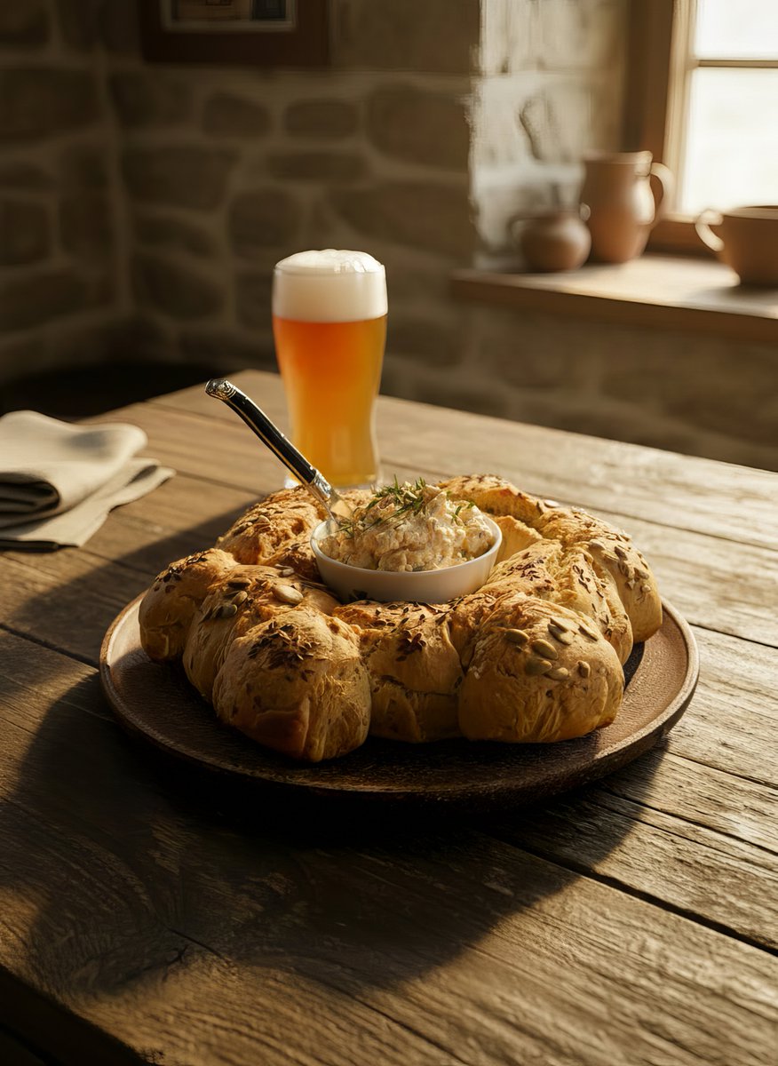 michanzl's tweet image. We had a nice Brotzeit this late morning (11am): I made Obatzder (German Beer Cheese) and Pull-Apart Beer Bread with linseeds, pumpkin seeds, sunflower seeds and cumin. So yummy!

#obatzder #bread #pullapartbread #cheese #brotzeit #homemadebread #beer #michascookiekitchen