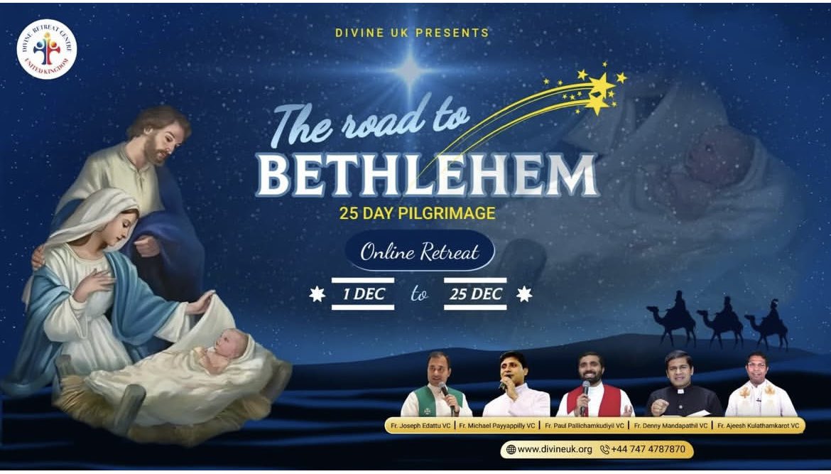 UKDivine's tweet image. You are most welcome to join us for this #advent retreat during our evening live streams from 4pm to 6:30 pm UK time. 

Please share this poster with your family and friends and keep this retreat in your #prayers.

#adventchallenge #Christmas2025 #FirstSundayofAdvent