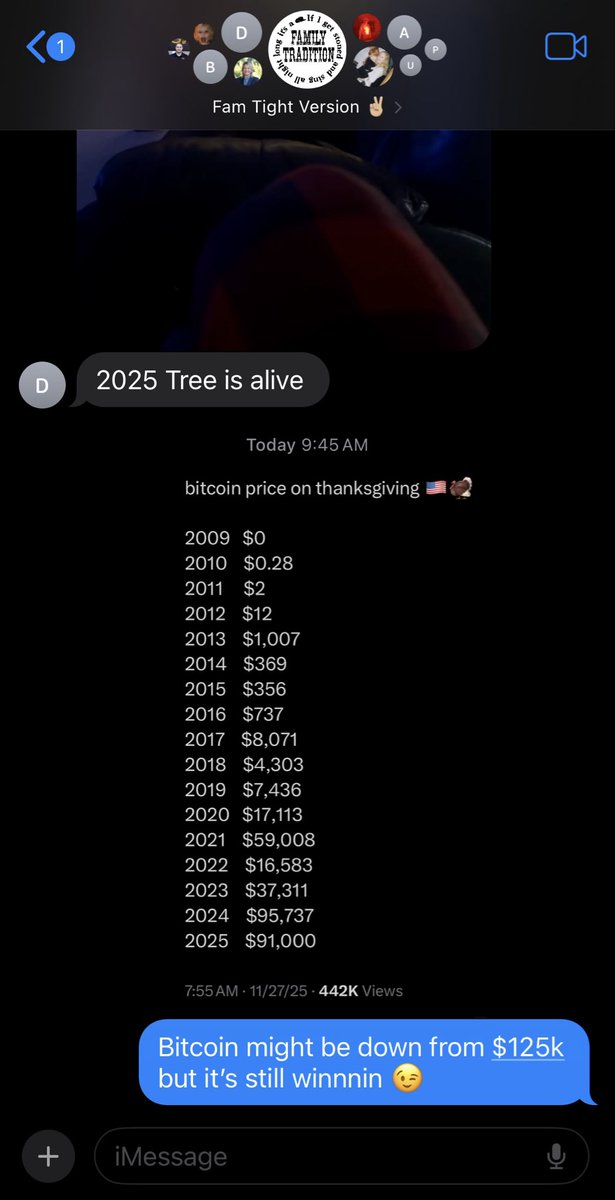 The family group text hates to see my name pop up 😂