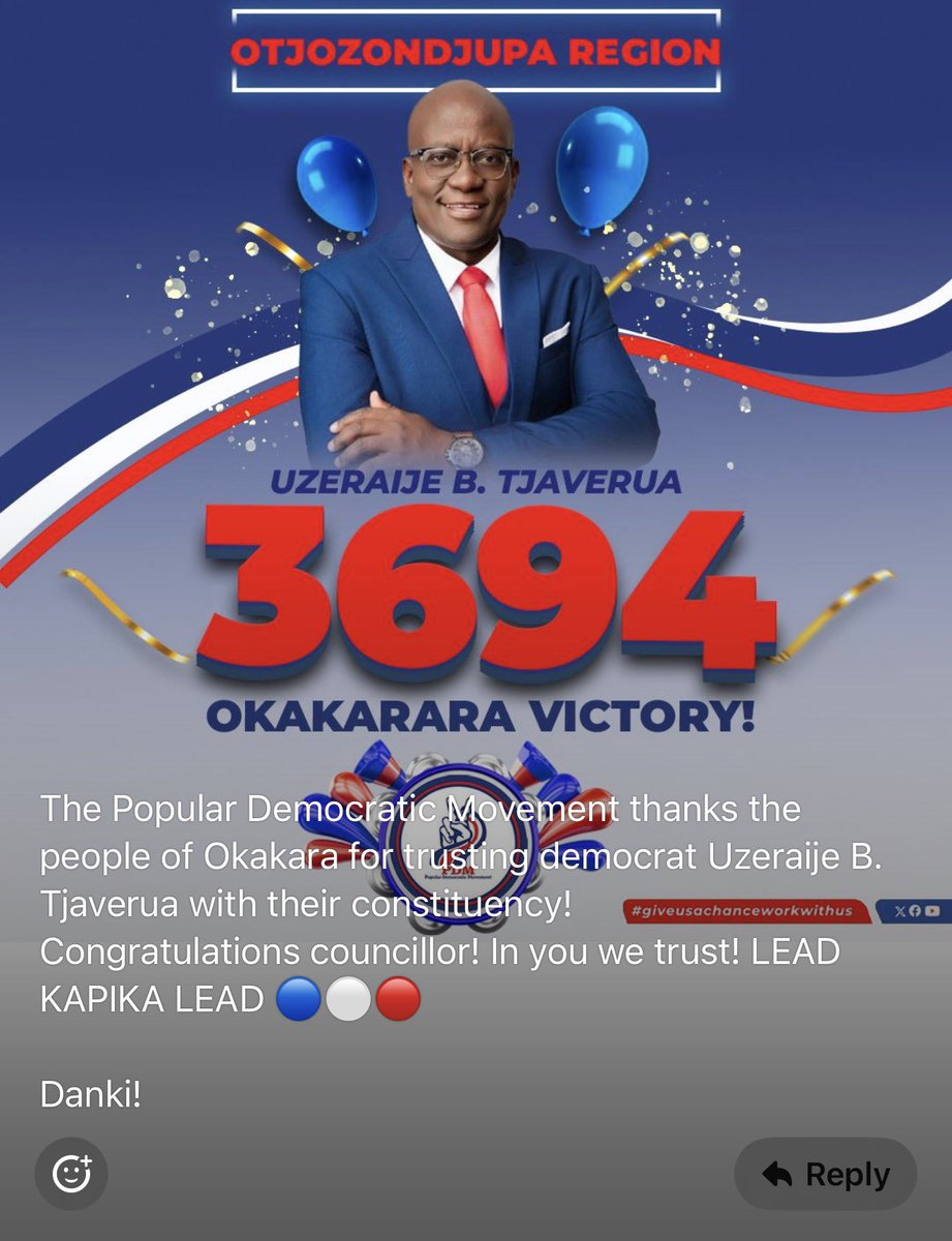 McHenry Venaani MP tweet media