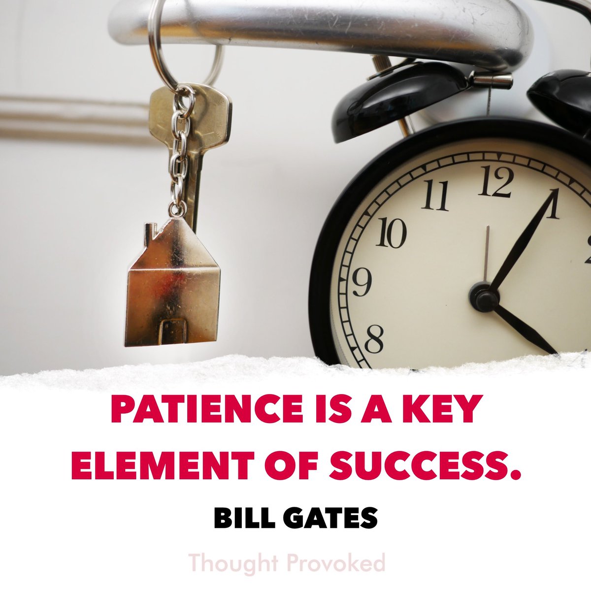 Patience is a key element of success.
#Saturday #IQRTG