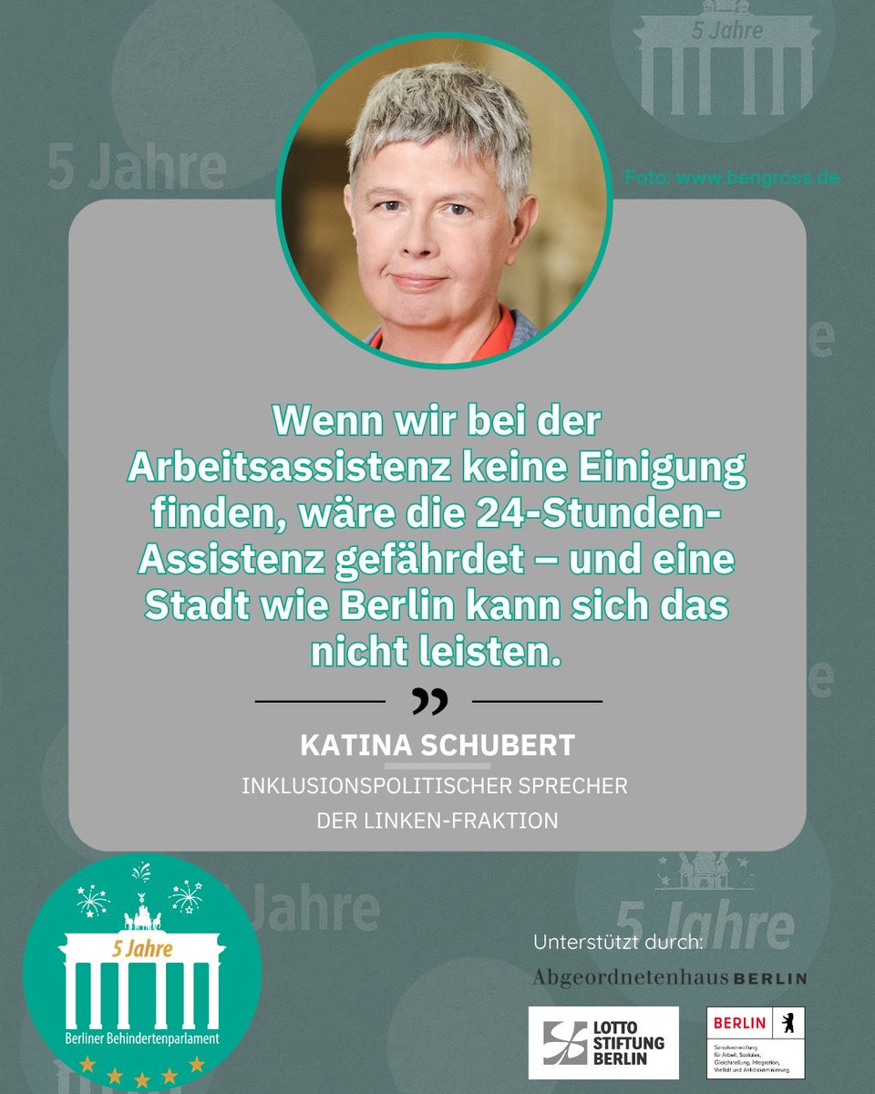 Berliner Behindertenparlament tweet media