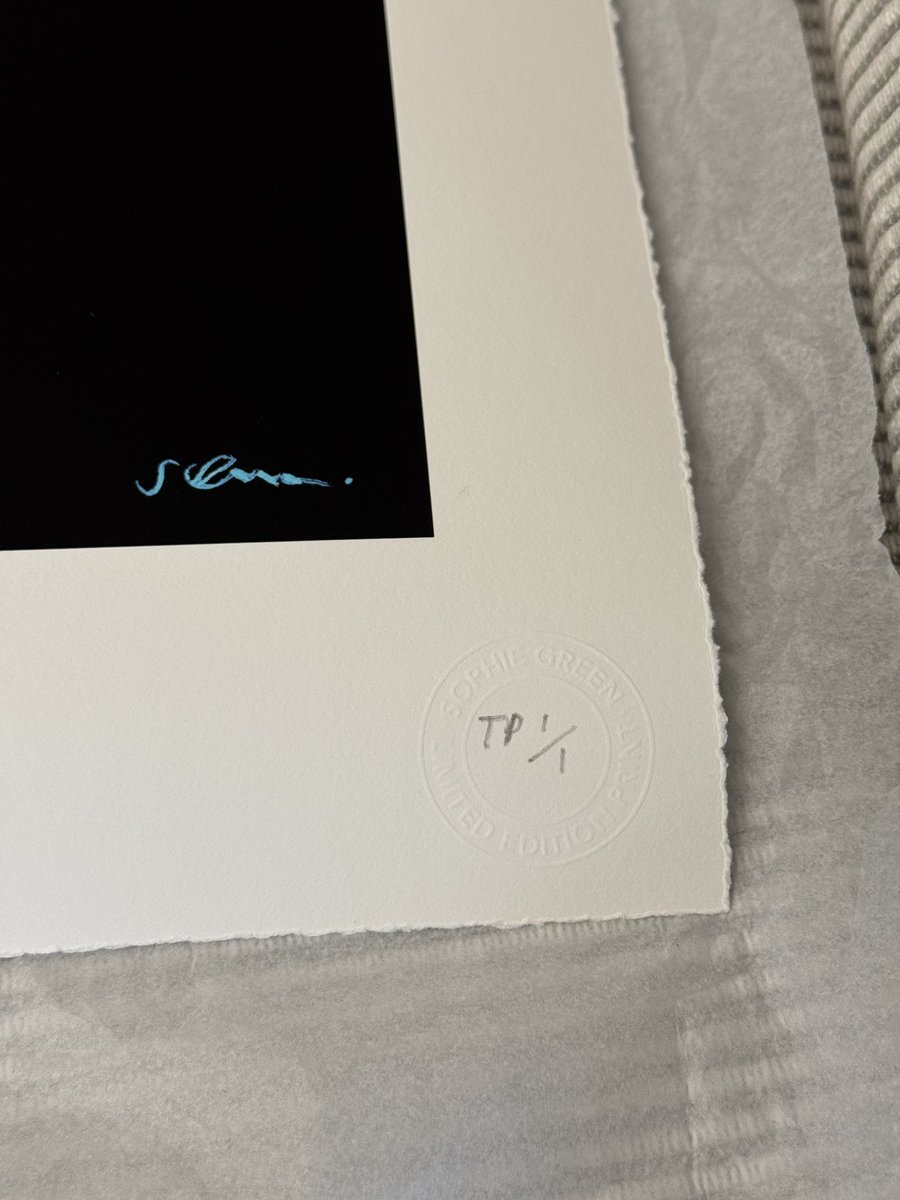 sophiegreenart's tweet image. I also have this one of a kind test proof print of my newest panther piece. 16x22”, £320. 

Please email enquiries@sophiegreenfineart.com if interested in purchasing.