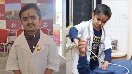 Ganesh Baraiya, 3-Foot Man Defied Odds To Become Doctor. Ganesh Baraiya from Gujarat fought legal battles after MCI denied him MBBS admission due to his height and disability and became doctor 

#doctor