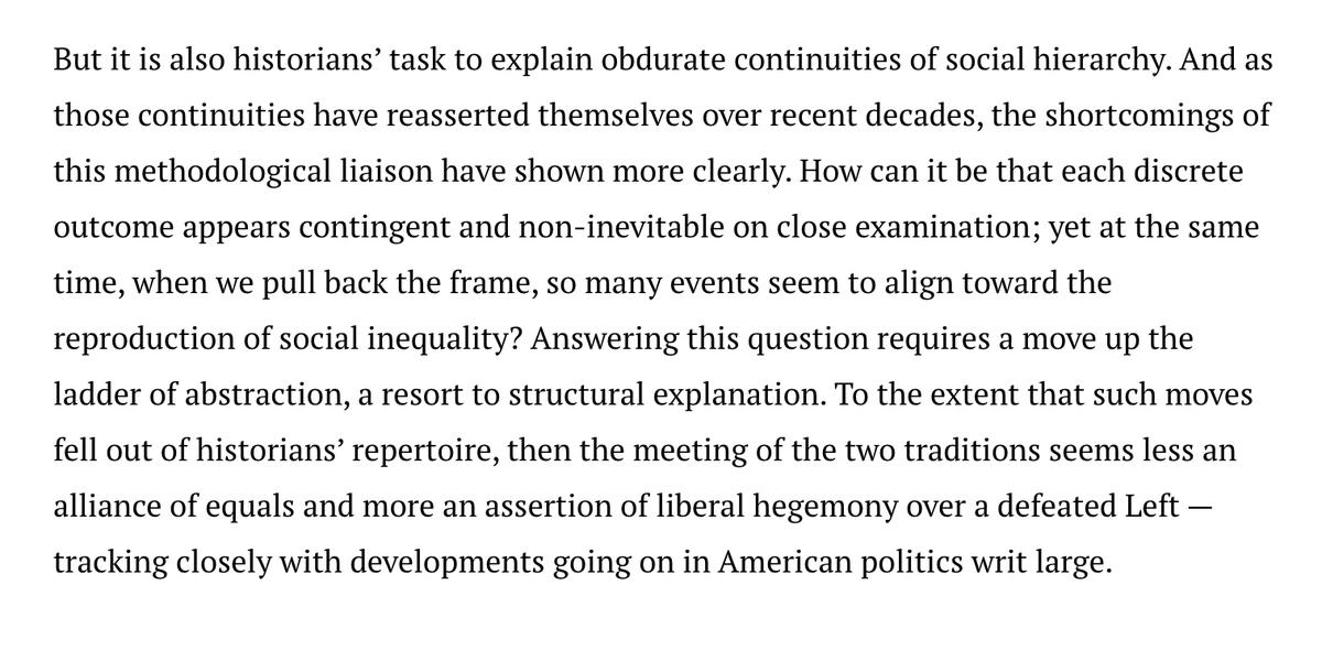 _John_Handel's tweet image. A very important point from @gabrielwinant  on historians&apos; abuse of the term &quot;contingency&quot; in the past 30-40 years.