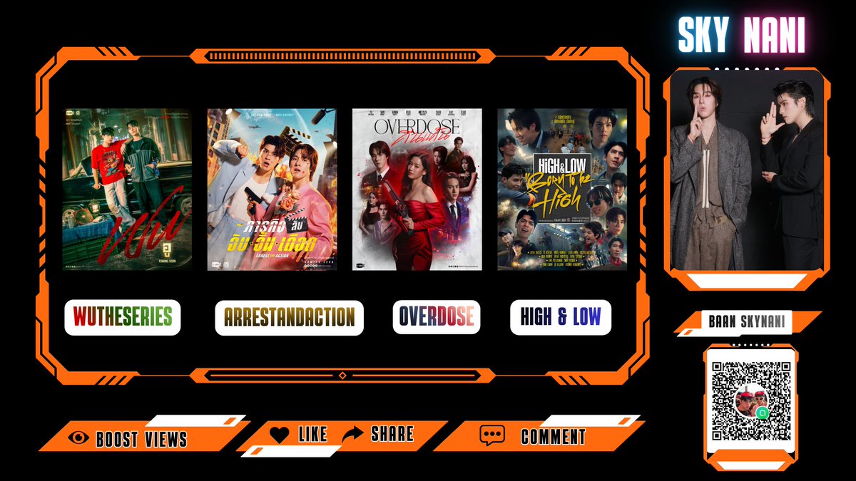 SN_Unmei's tweet image. 📣 ฝากดันยอดวิวให้คู่ของ &quot; สกายนานิ &quot; มาช่วยกันค่ะ

“ ยอดดูต้องพุ่ง งานคู่ต้องเกิด คู่ต้องขึ้นเทรนด์ ” 🩵🩷

🔗 WU | GMMTV 2025 (Pilot SkyNani)
youtu.be/tek83SrxW7Y?si…

🔗 ภารกิจลับ จับ จิ้น เดือด Arrest and Action | GMMTV 2026 (Pilot SkyNani)
youtu.be/ua1XwycuOyc?si…

🔗 OVERDOSE…
