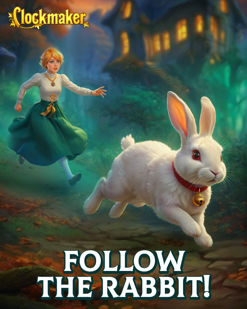 ClockmakerGame's tweet image. 🐇 𝐅𝐨𝐥𝐥𝐨𝐰 𝐭𝐡𝐞 𝐑𝐚𝐛𝐛𝐢𝐭 𝐓𝐫𝐚𝐢𝐥 𝐢𝐧 𝐂𝐥𝐨𝐜𝐤𝐦𝐚𝐤𝐞𝐫! ➡️ play.belka-games.com/twi

Explore a 𝐦𝐲𝐬𝐭𝐞𝐫𝐢𝐨𝐮𝐬 𝐧𝐞𝐰 𝐝𝐢𝐬𝐭𝐫𝐢𝐜𝐭, solve its puzzles, and claim hidden treasures! Hop into the game and see where the trail leads… ✨